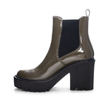 YIKES PATENT BOOTIE