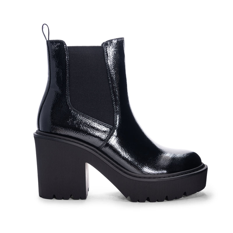 YIKES PATENT BOOTIE
